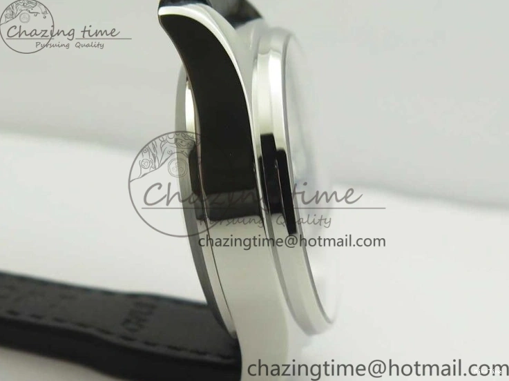 MIROTIME 0126 Pilot Chrono 377725 SS ZF 1:1 Best Edition White Dial on Black Leather Strap A Soft 7183